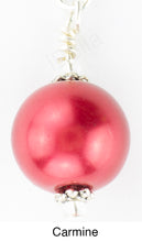 Load image into Gallery viewer, Scarf Slide Jewelry Set Extra Bead - iBella® - Pearl - Carmine