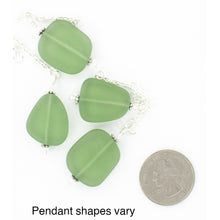 Load image into Gallery viewer, iBella® photo of green pendants showing the pendants can vary. iBella® Scarf Slides and scarf slide sets, jewelry sets.