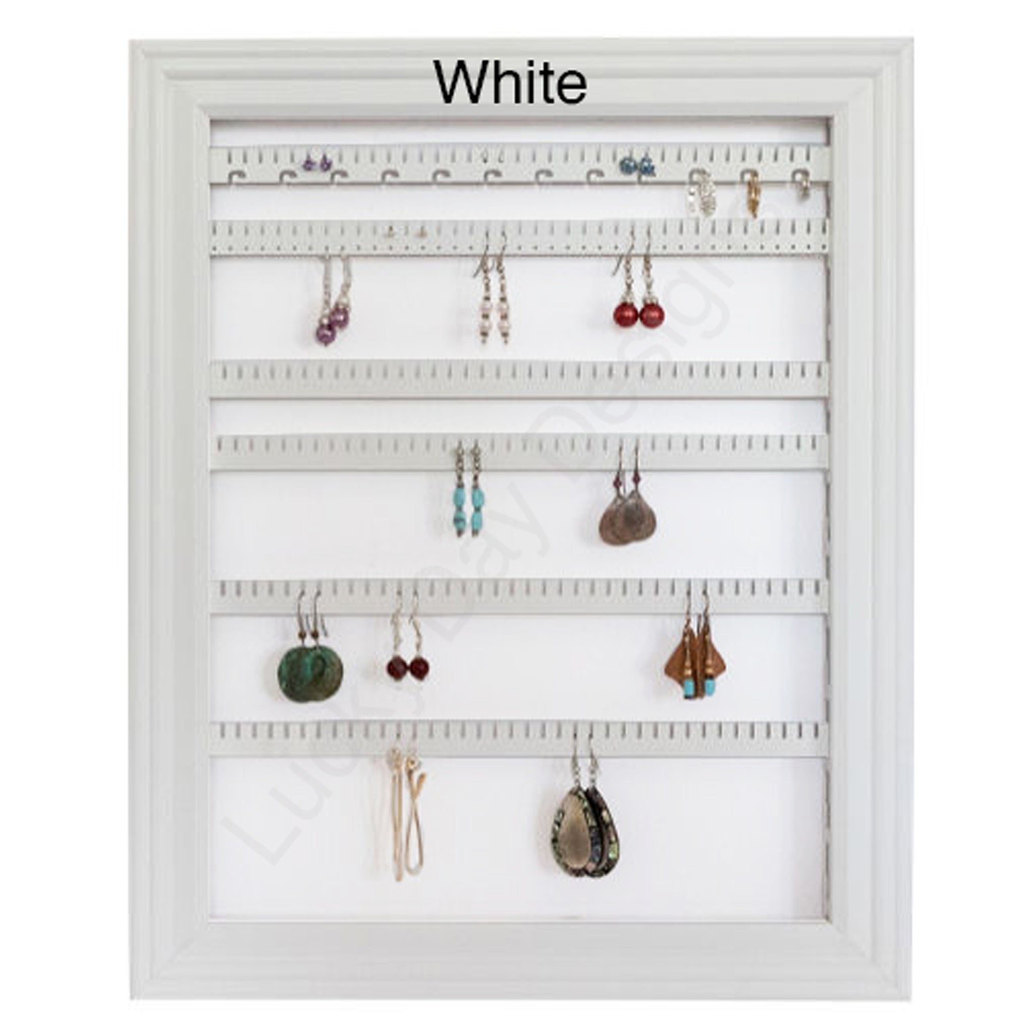Earring Holder All-in-one Frame Insert - 5w x 7h Black – Lucky Day  Designs, iOrganize®, iBella®