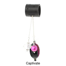 Load image into Gallery viewer, iBella® scarf slide jewelry set named Captivate - alternate view. iBella® Scarf Slides and scarf slide sets, jewelry sets.