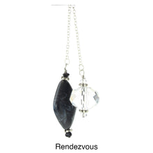 Load image into Gallery viewer, iBella® scarf slide jewelry set named Rendezvous - alternate view. iBella® Scarf Slides and scarf slide sets, jewelry sets.