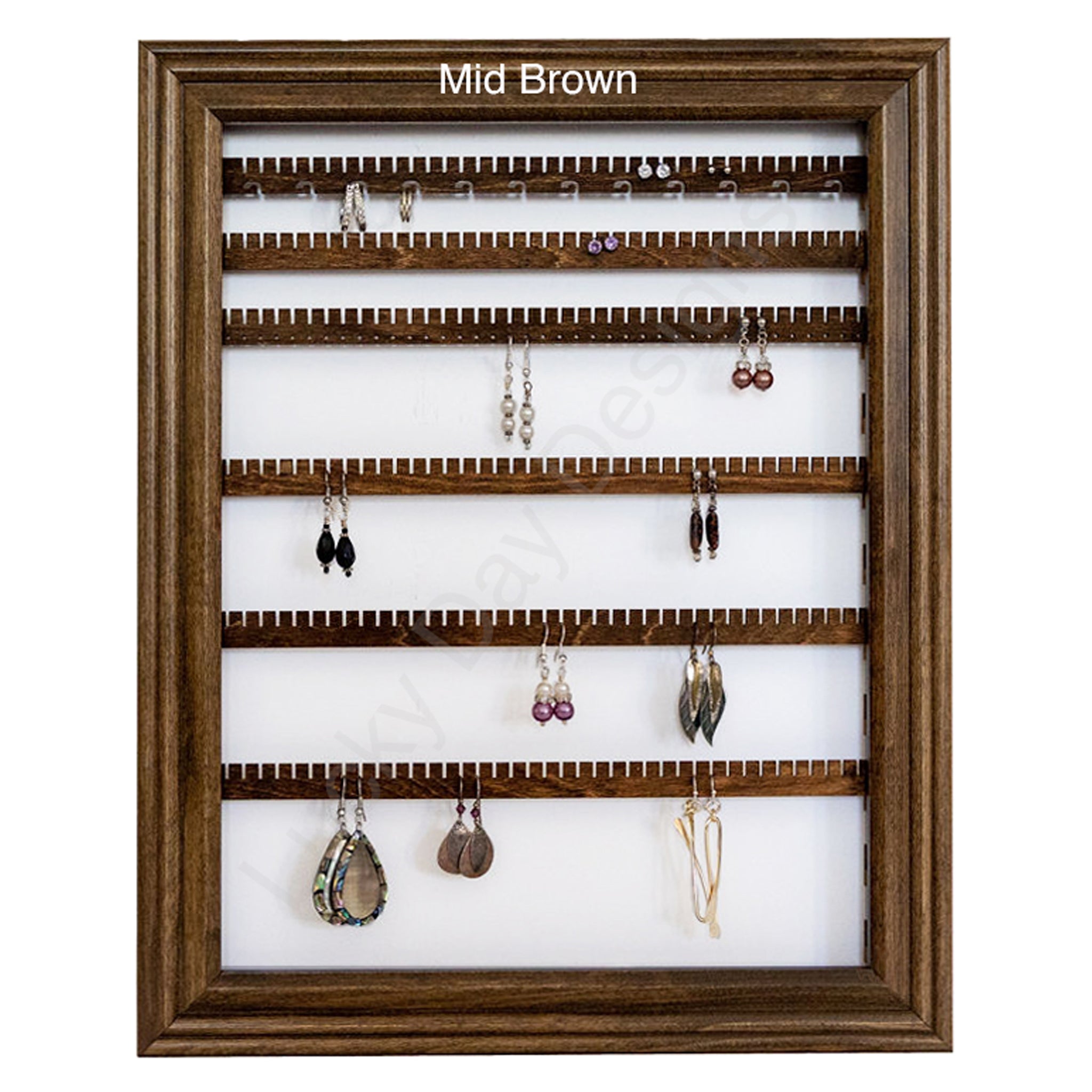 Picture frame earring holder top