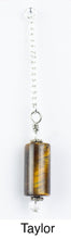 Load image into Gallery viewer, Scarf slide jewelry set extra pendant titled Taylor - view showing the pendant hanging.  iBella® Scarf Slides and scarf slide sets, jewelry sets.
